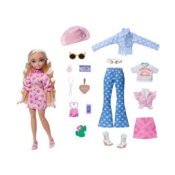 Barbie JGH87 Dream Besties Festival Kombinleri Malibu Bebek ve Aksesuarları