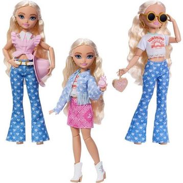 Barbie JGH87 Dream Besties Festival Kombinleri Malibu Bebek ve Aksesuarları