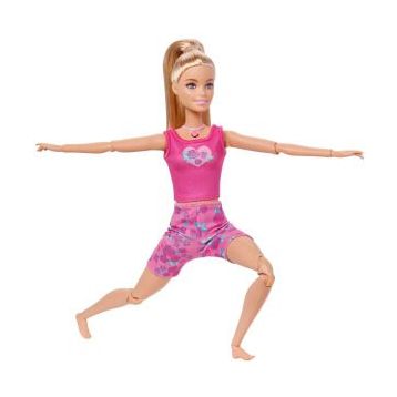 Barbie JJN55 Sesli ve Işıklı Duyarlı Hareketler Bebeği