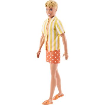 Barbie JJN66 Fashionistas 65. Yıl California Dream Sörf Yapan Ken Bebek