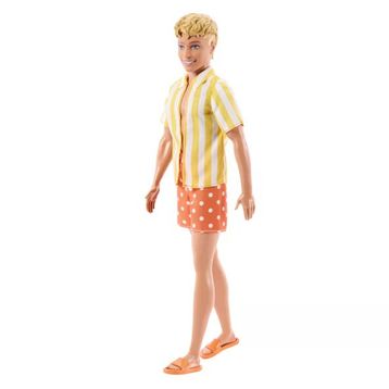 Barbie JJN66 Fashionistas 65. Yıl California Dream Sörf Yapan Ken Bebek