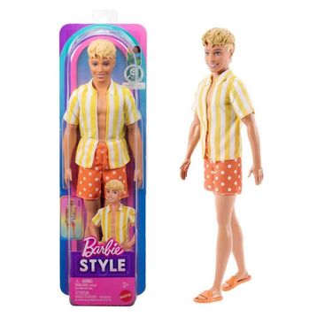 Barbie JJN66 Fashionistas 65. Yıl California Dream Sörf Yapan Ken Bebek