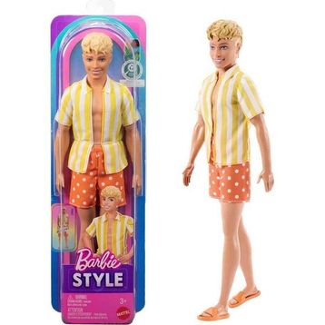Barbie JJN66 Fashionistas 65. Yıl California Dream Sörf Yapan Ken Bebek