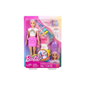 Barbie JJP07 Sarı Saçlı Gökkuşağı Saçlar Bebeği