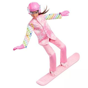 Barbie JKF78 Snowboard Sporcusu Bebek