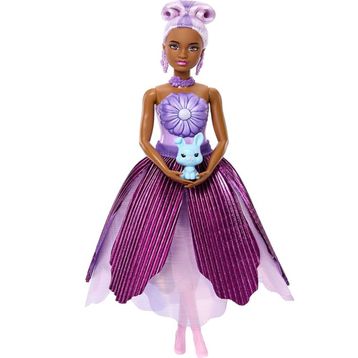 Barbie Petal Pop JMF58 Mor Lale Bebek