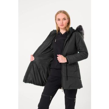 Barbora TR122 Siyah Kadın Kışlık Şişme Mont