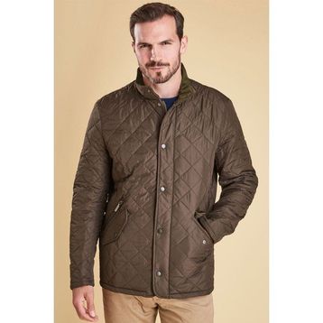 Barbour Chelsea Kapitone OL51 Yeşil Erkek Ceket