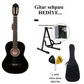 Barcelona LC 3900 BK Siyah Klasik Gitar