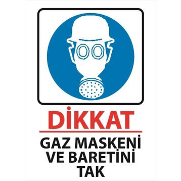 Baretini Tak Uyarı Levhası