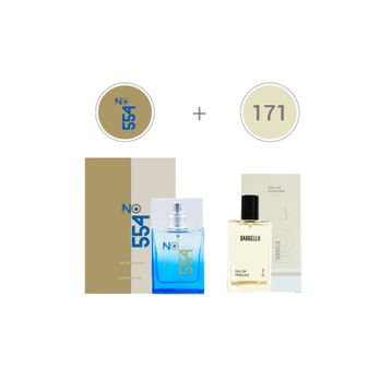 Bargello 171 EDP 50 ml Kadın Parfüm + 554 EDP 50 ml Unisex Parfüm