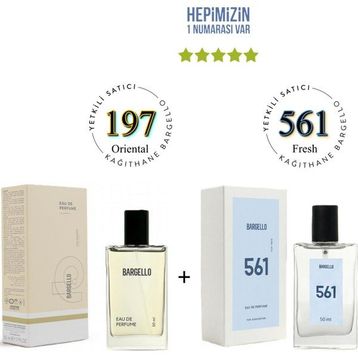 Bargello 197 Oriental EDP 50 ml Kadın Parfüm + 561 Fresh EDP 50 ml Erkek Parfüm Seti