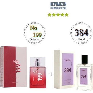 Bargello 199 EDP 50 ml Kadın Parfüm + 384 EDP 50 ml Unisex Parfüm