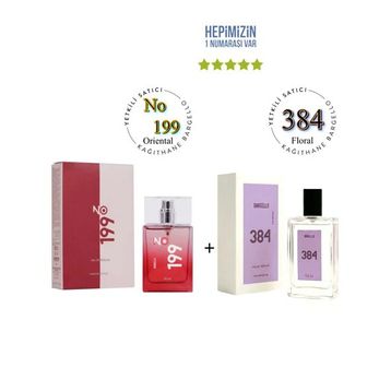 Bargello 199 EDP 50 ml Kadın Parfüm + 384 EDP 50 ml Unisex Parfüm