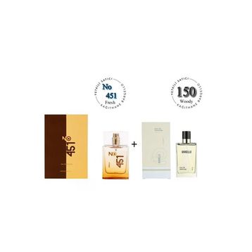 Bargello 451 EDP 50 ml Unisex Parfüm + 150 EDP 50 ml Kadın Parfüm