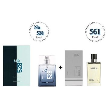 Bargello 528 Fresh EDP 50 ml Erkek Parfüm + 561 Fresh EDP 50 ml Erkek Parfüm