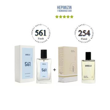 Bargello 561 Fresh 50ml +254 Floral 50 ml EDP Kadın- Erkek Parfüm Seti