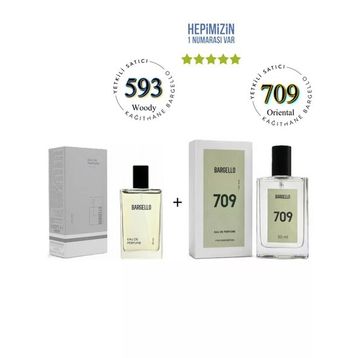 Bargello 709 Oriental EDP 50 ml Erkek Parfüm + 593 Fresh EDP 50 ml Erkek Parfüm