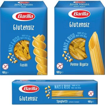 Barilla 3x400 gr Glutensiz Penne Fusulli ve Spagetti Makarna