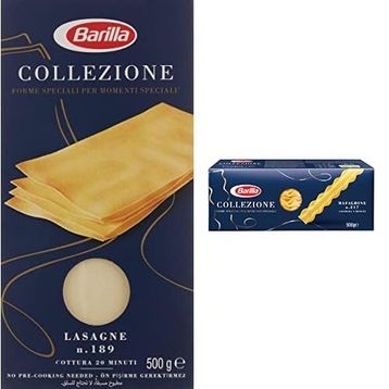 Barilla 500 gr Lazanya Makarna + 500 gr Mafaldine Makarna