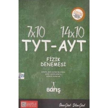 Barış Çelenk Yayınları 2021 TYT AYT Fizik Denemesi