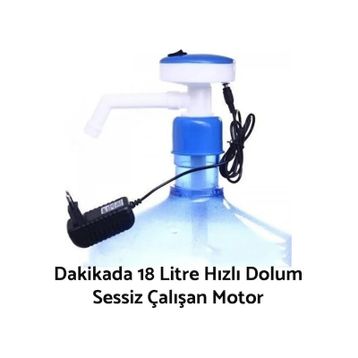 Barley Adaptörlü 18 lt Elektrikli Damacana Su Pompası