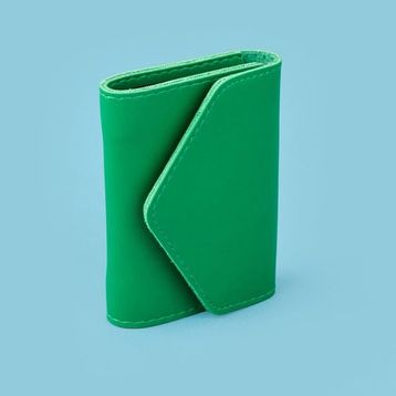 Barnaby 7x11 cm Yeşil Yatay Akordiyon PVC Kartlık