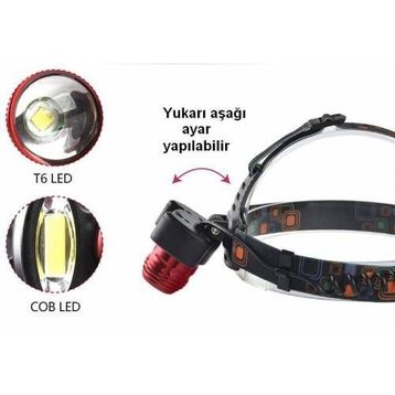 Barnetta BR T170 T6 Led 2000 Lümen Profesyonel Şarjlı Kafa Feneri
