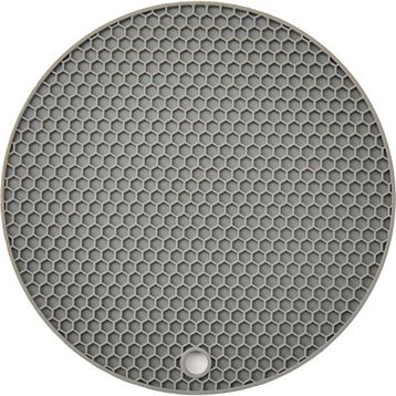 Baroness Gri 17.5 cm Silikon Yuvarlak Nihale