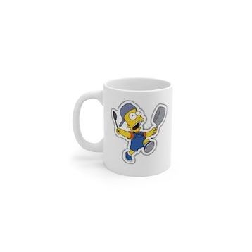 Bart Simpson Baskılı Kupa