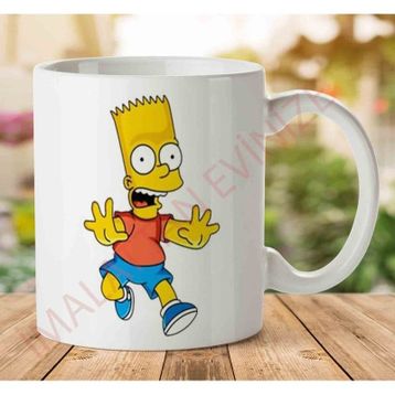 Bart Simpson Baskılı Kupa