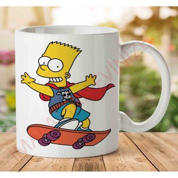 Bart Simpson Baskılı Kupa