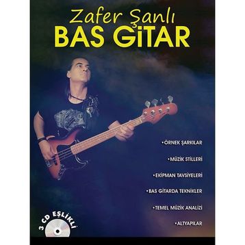 Bas Gitar - 3 Cd Eşlikli - Zafer Şanlı