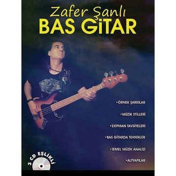 Bas Gitar - 3 Cd Eşlikli - Zafer Şanlı