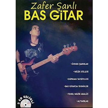 Bas Gitar - 3 Cd Eşlikli - Zafer Şanlı