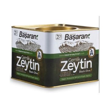 Başaran 2 kg Yağlı Hususi Siyah Gemlik Zeytini