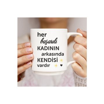 Başarılı Kadın Baskılı Kupa