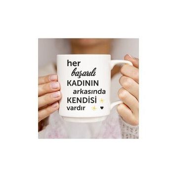 Başarılı Kadın Baskılı Kupa