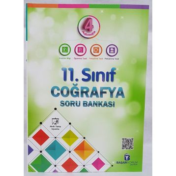 Başarıyorum Yayınları 11. Sınıf 4 Adımda Coğrafya Soru Bankası