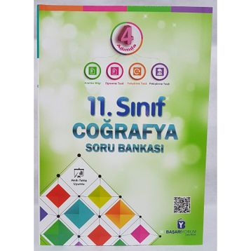 Başarıyorum Yayınları 11. Sınıf 4 Adımda Coğrafya Soru Bankası
