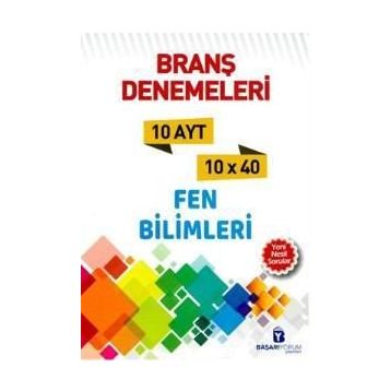 Başarıyorum Yayınları AYT Fen Bilimleri 10 Deneme