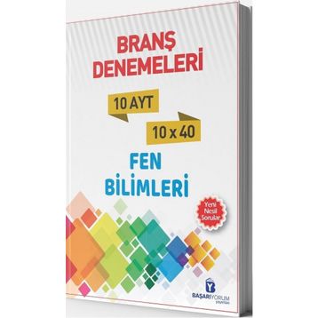 Başarıyorum Yayınları AYT Fen Bilimleri 10 Deneme