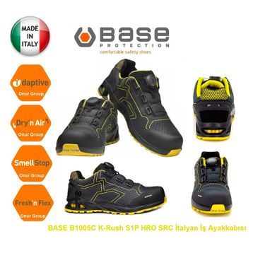 Base B1005 C K-RUSH S1P HRO SRC İş Ayakkabısı