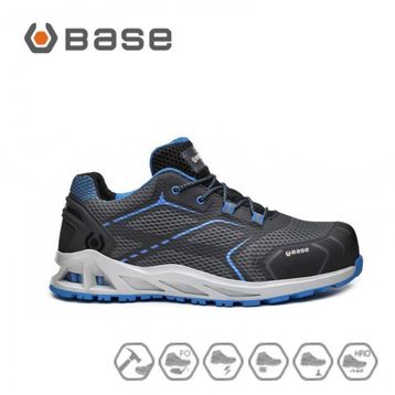 Base K-Move S1P HRO SRC Siyah Mavi İş Ayakkabısı