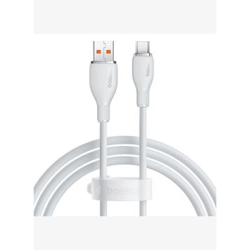 Baseus 1.2 mt Beyaz Pudding USB-A to Type-C Hızlı Şarj Kablosu