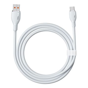 Baseus 1.2 mt Beyaz Pudding USB-A to Type-C Hızlı Şarj Kablosu