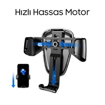Baseus 360 Derece Premium Gravity Araç Tutucu
