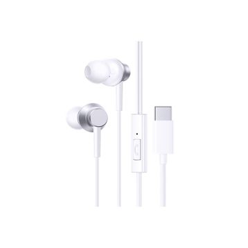 Baseus A00164300213-Z1 Encok CZ11 Beyaz USB-C Mikrofonlu Kulak İçi Kablolu Kulaklık
