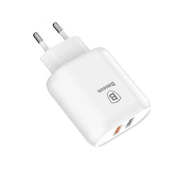 Baseus Bojure Series Dual-USB QC 3.0 23 W Hızlı Şarj Aleti