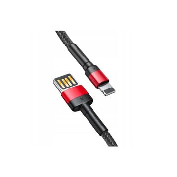 Baseus Cafule 2.4 A Lightning Siyah 1 m Şarj Kablosu